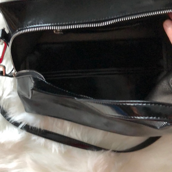 ✨Calvin Klein shiny black purse. Silver zipper. ✨ - Picture 5 of 7